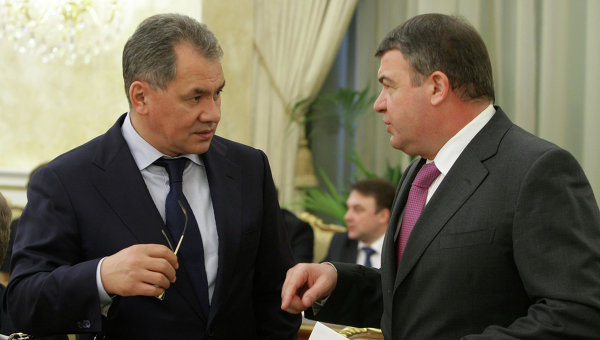 Сергей Шойгу и Анатолий Сердюков. Архив